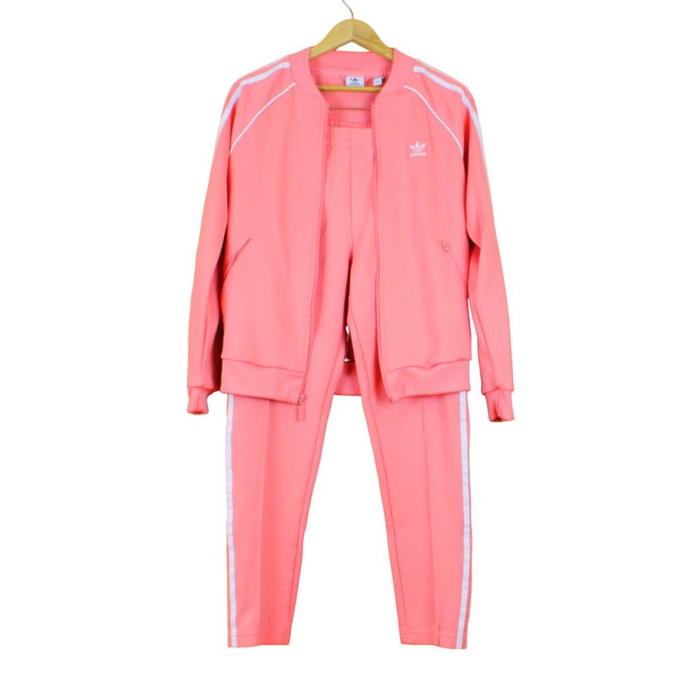 adidas Pink Track Pants & Jacket Set